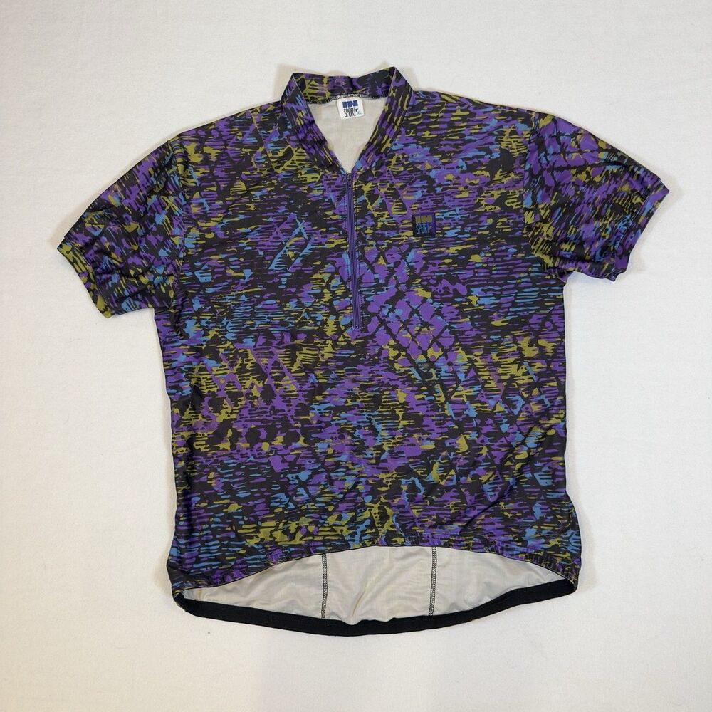 Vintage 90’s In Sport USA Cycling Compression T-shirt Sz XL